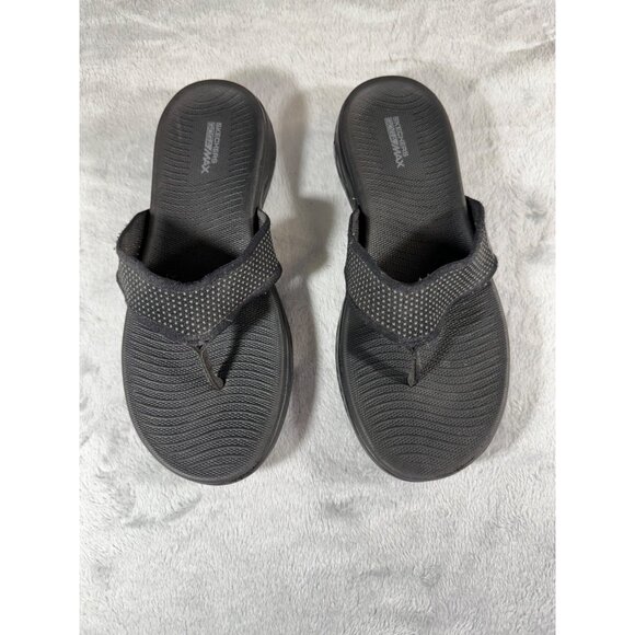 Skechers On The Go 600 women's Black Flip Flops Size - Picture 14 of 15